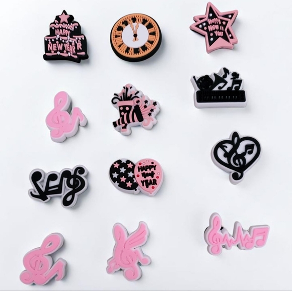 New Year Croc Charms - Picture 1 of 1